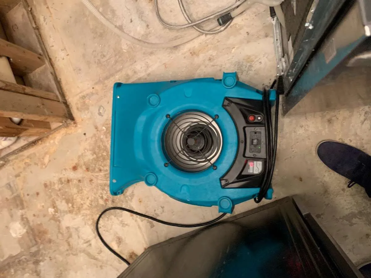 Air mover drying equipment for Mold Remediation & Removal in Barrington